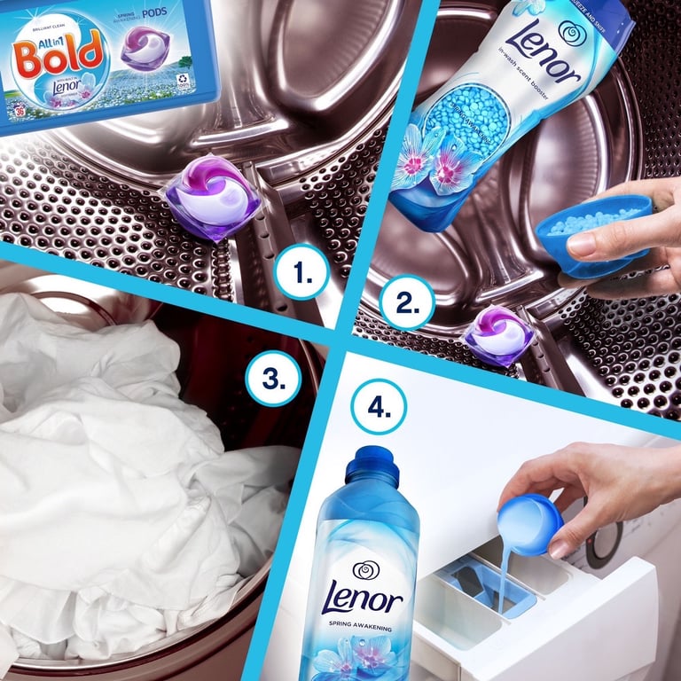 Viên xả vải khô Lenor 210g