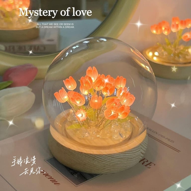 ĐÈN NGỦ TULIP 13 BÔNG xinh xỉu