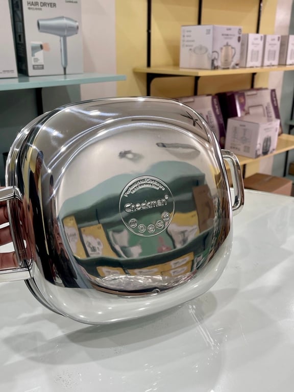 Nồi thành thấp size 24cm chockmen đúc liền khối.