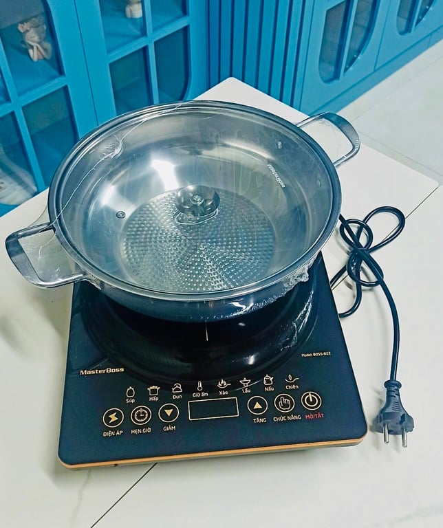 BẾP TỪ ĐƠN MASTER BOSS 822 CÓ TẶNG NỒI