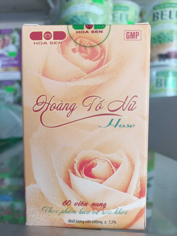 Hoàng tố nữ Hoa sen h/60v khí hư huyết trắng