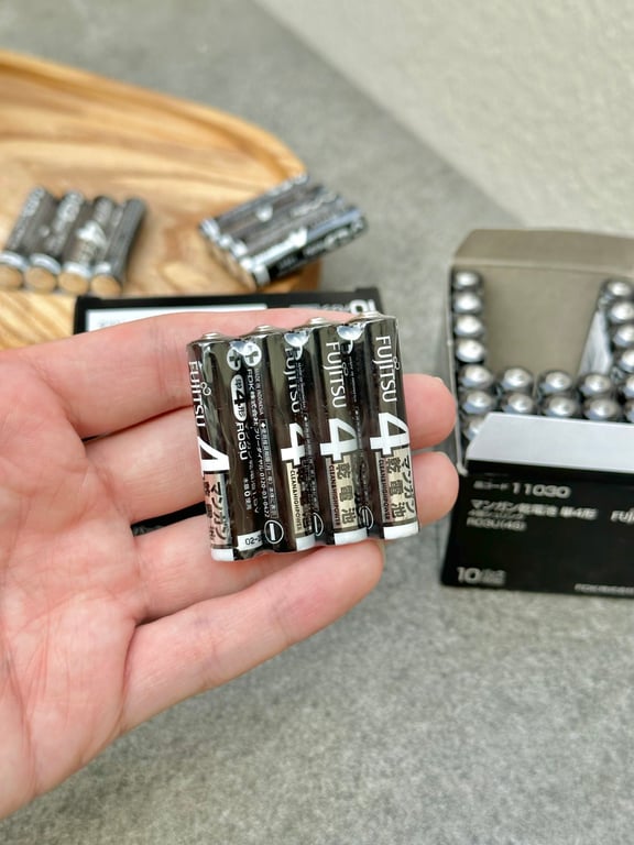 SET 4 VIÊN PIN AAA/AA FUJITSU,MUSUBISHI