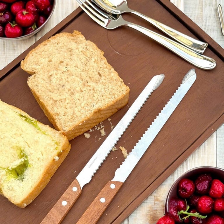 DAO CẮT BÁNH MÌ ECHO lưỡi răng cưa xịn xò của Nhật