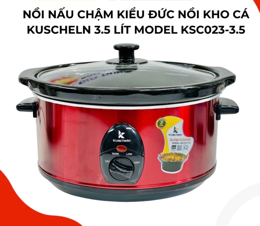 Nồi nấu chậm KSC023-3.5 3,5 lít🏖