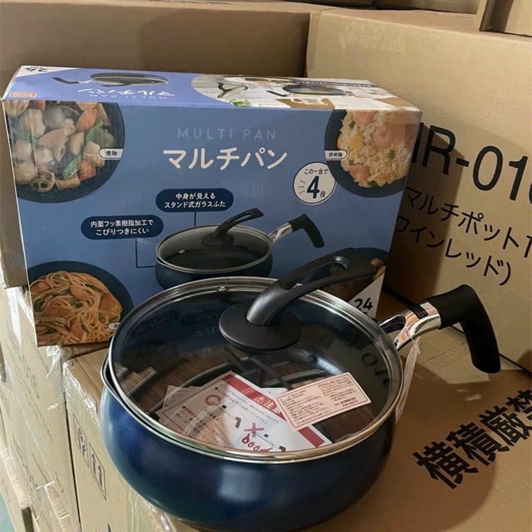 Chảo lẩu 24cm sâu lòng thành cao DCM Nhật Bản