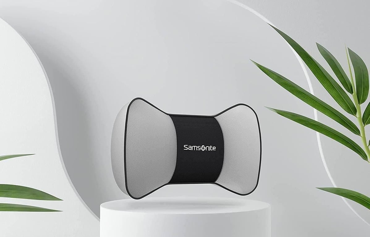 Gối tựa cổ Samsonite màu ghi xám