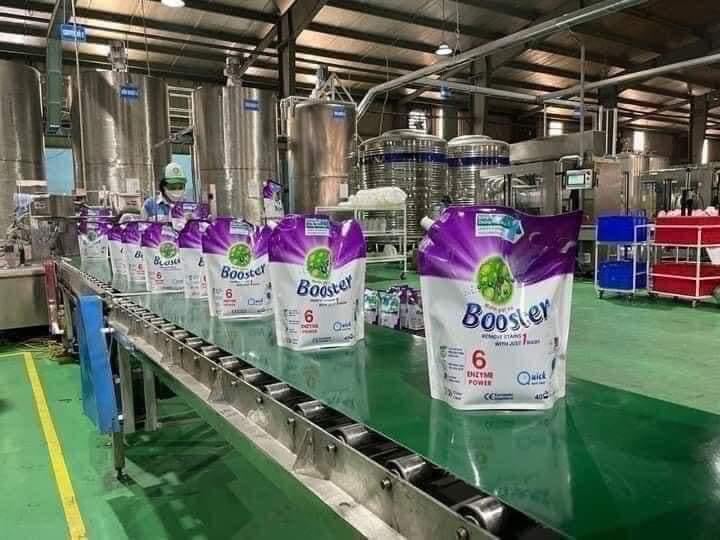 1 thùng Nước giặt booster 3.2kg/túi * 4 túi