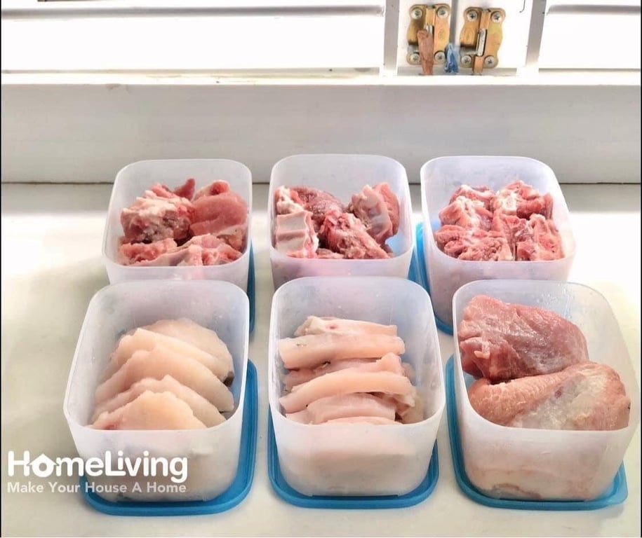 Bộ 6 hộp đông Tupperware Basic Set 650ml