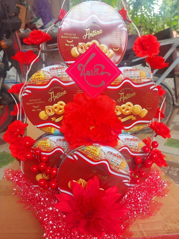 Set phụ kiện trang trí tháp bánh