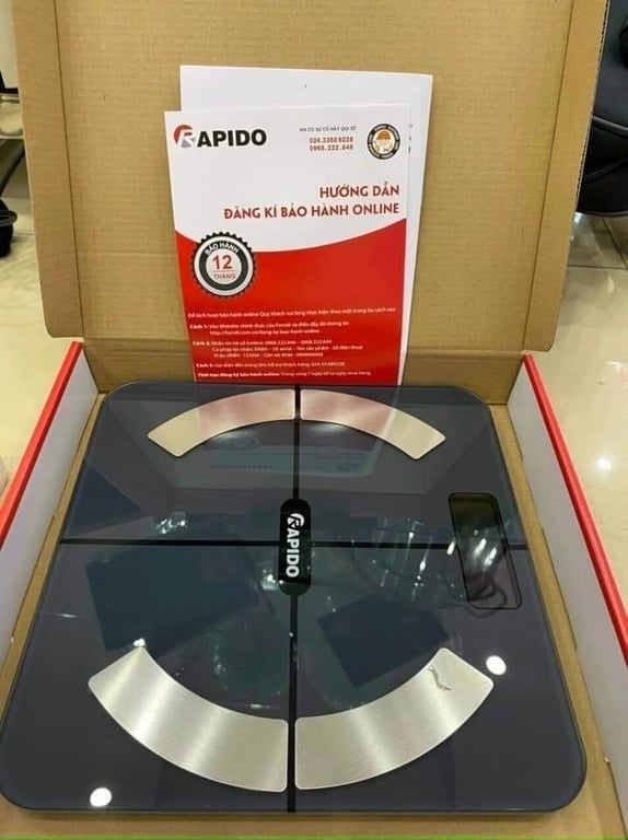 Cân sức khoẻ RAPIDO  Model RSB02-S.