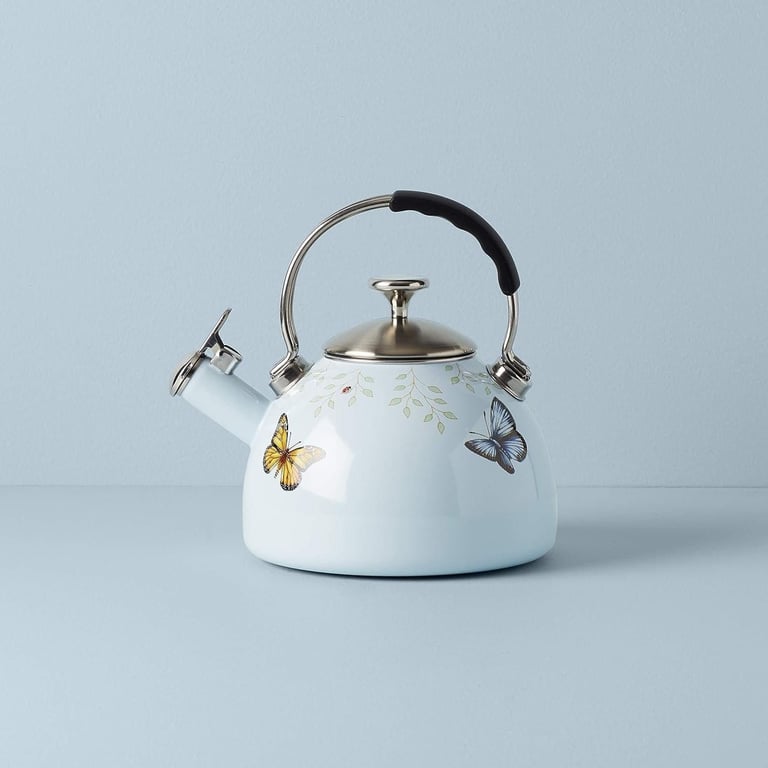Ấm đun bếp từ thổi sáo Lenox Butterfly Meadow