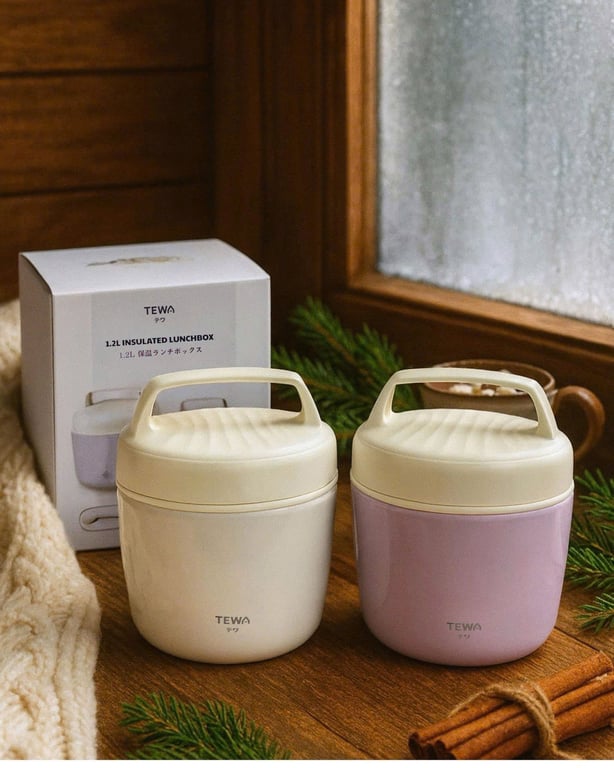 Cặp lồng giữ nhiệt Tewa Nhật 1.2L