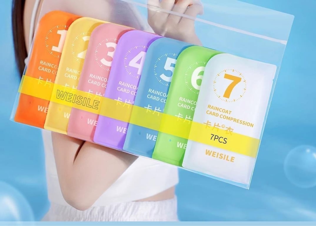 SET 7 ÁO MƯA GIẤY NHẬP KHẨU SIÊU DAI