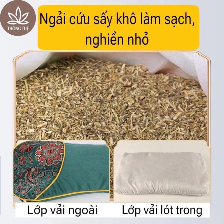 Gối Thảo Dược Ngải Cứu