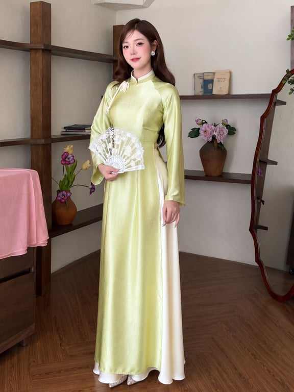 AD Bách Hoa xanh cốm (S->XXL)