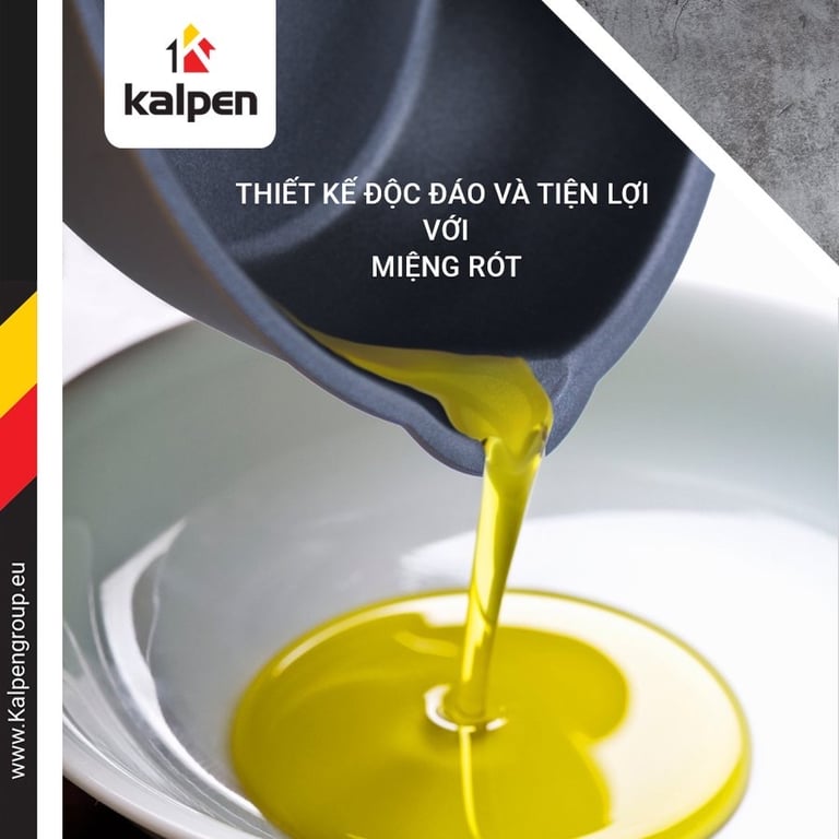 CHẢO CHỐNG DÍNH ĐÁY TỪ KALPEN LIPPER size: 20cm, 24cm, 26cm, 28cm