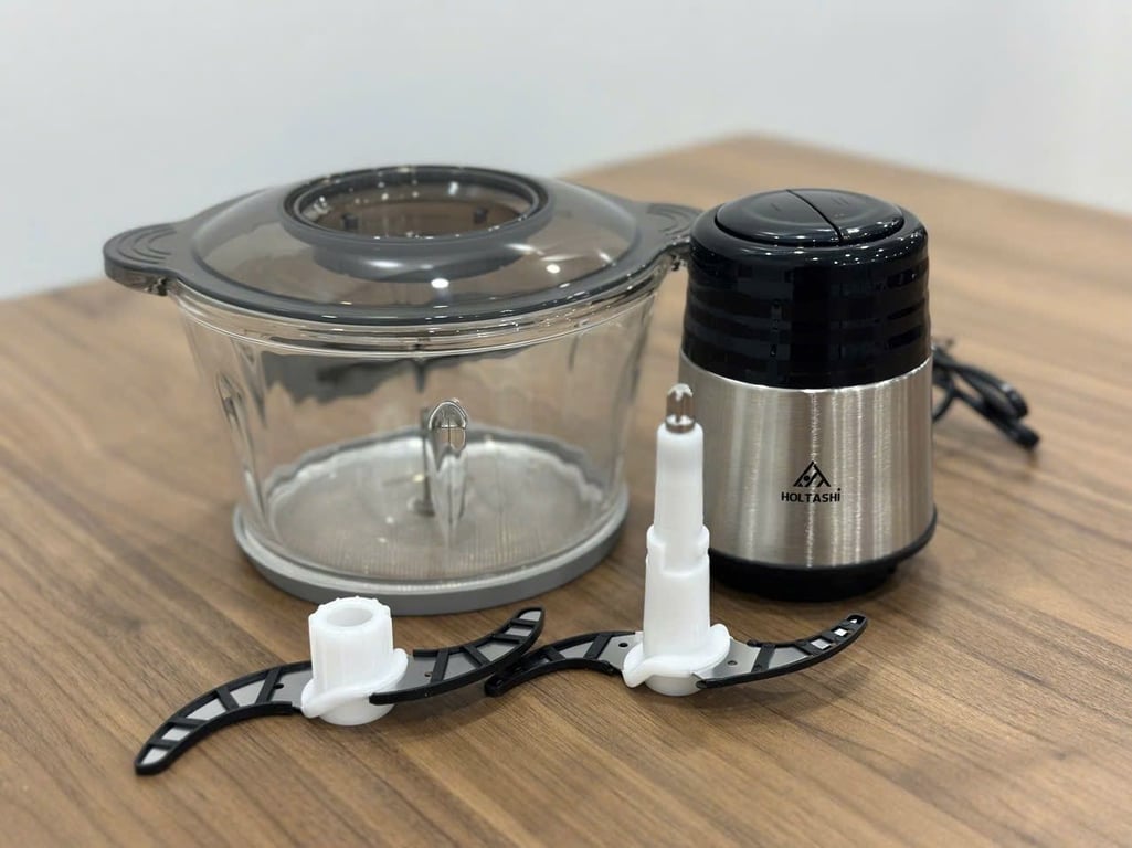 MÁY XAY THỊT ĐA NĂNG HOLTAHSHI – CỐI THỦY TINH VÀ INOX 2.0L