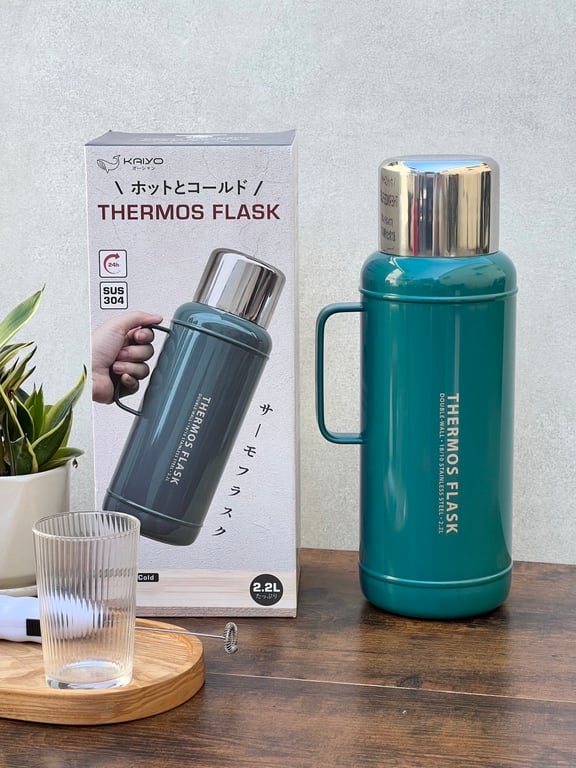 PHÍCH GIỮ NHIỆT CỠ ĐẠI 2.2L KAIYO NHẬT BẢN