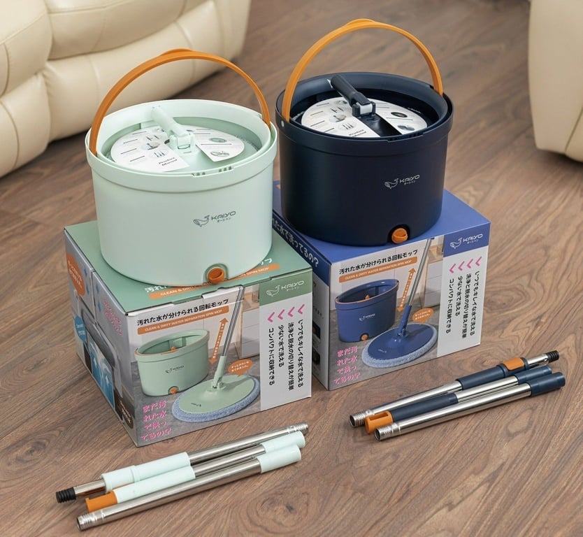 Cây lau nhà tách nước bẩn thông minh kaiyo