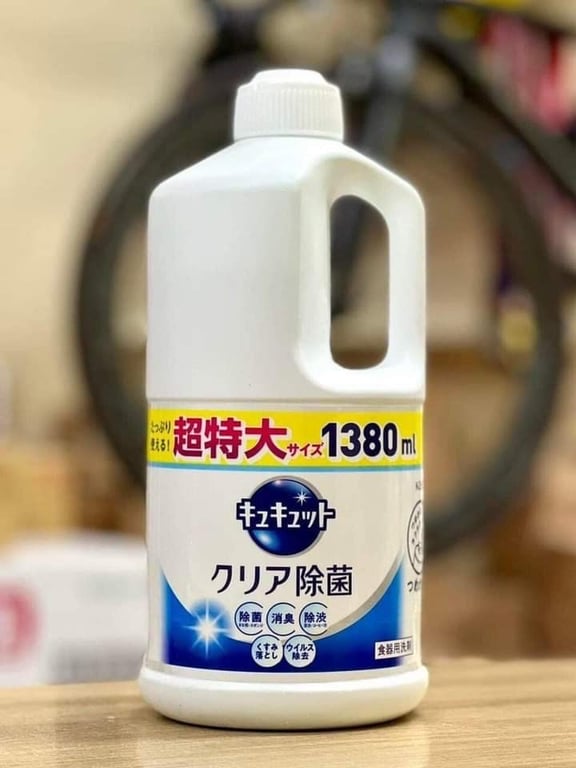 Nước rửa bát KAO 1380ml Nhật nội địa.