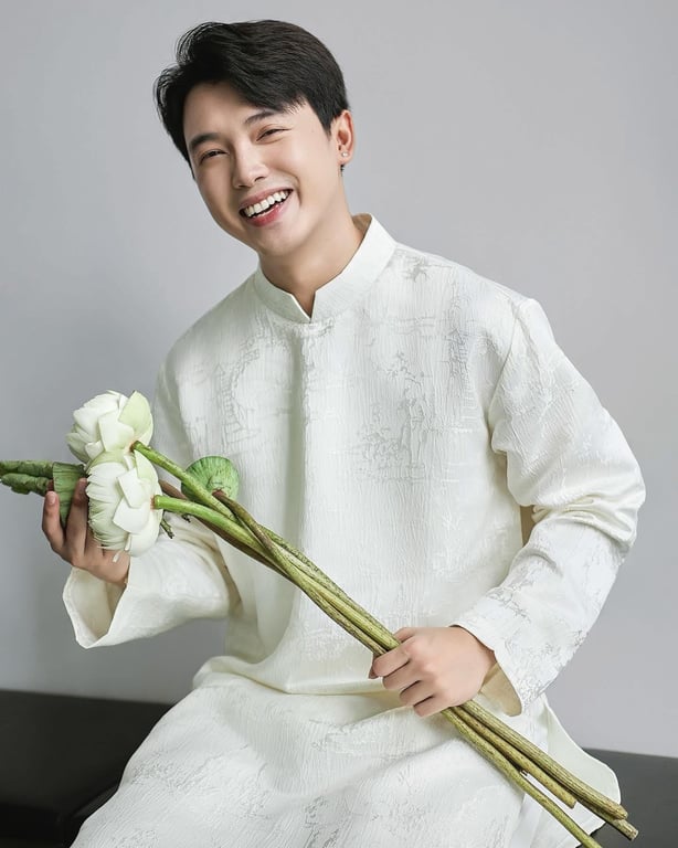 ADN Oao gấm HT kem M/L/XL/XXL/XXXL