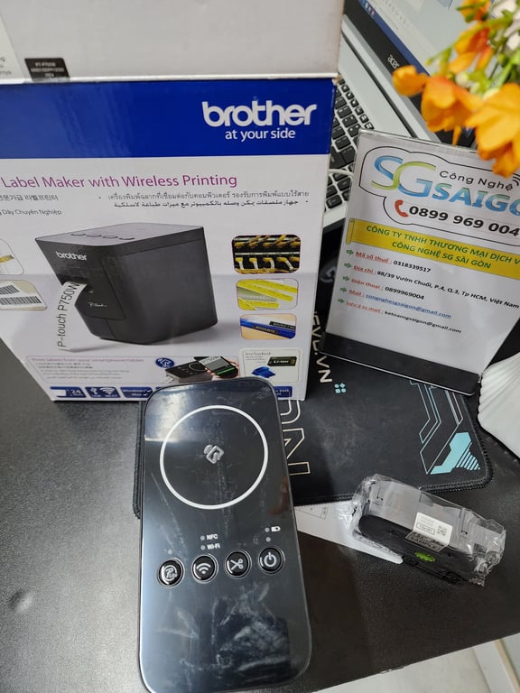 Máy In Nhãn Brother PT- P750W - Hàng Chính Hãng