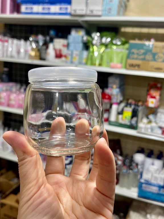 Set 10 hũ sữa chua dáng bầu 200ml