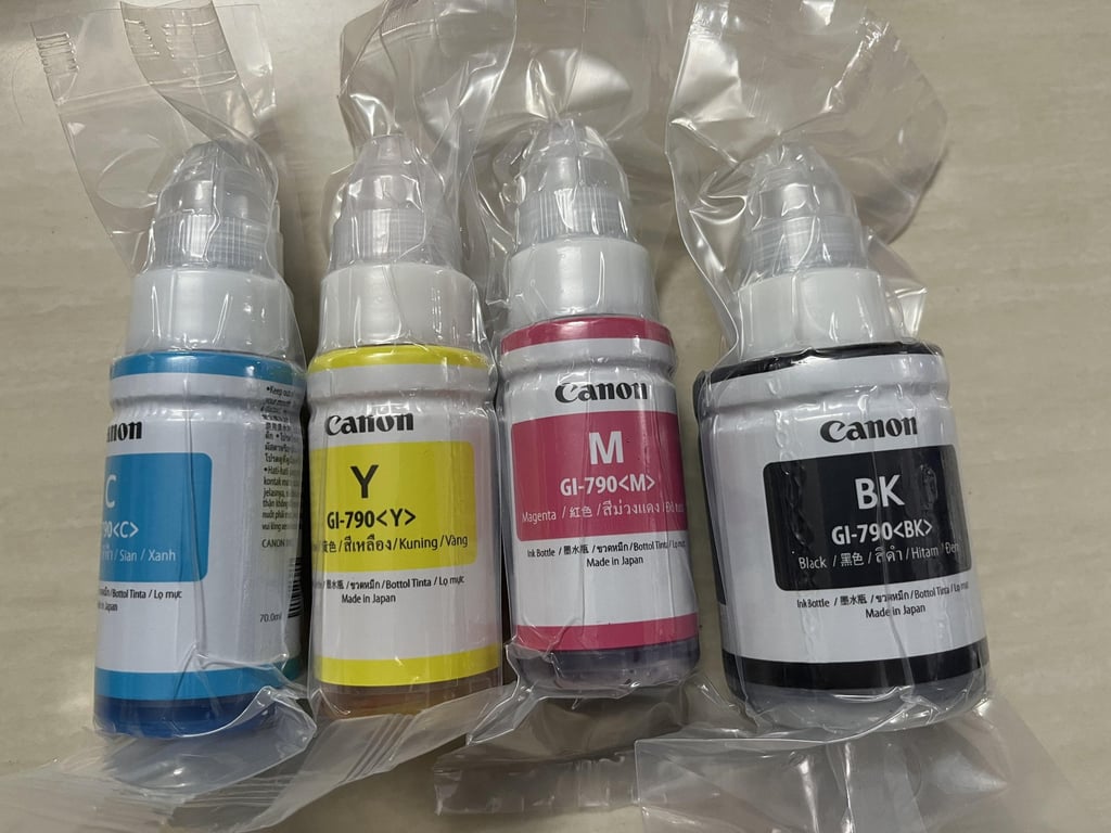 Bộ Mực In Phun Màu Bóc Máy Canon GI-790