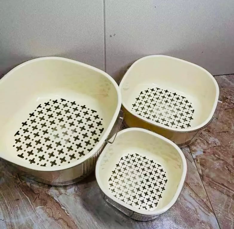 Set rổ nhựa kèm thau 6 món 2 trong 1