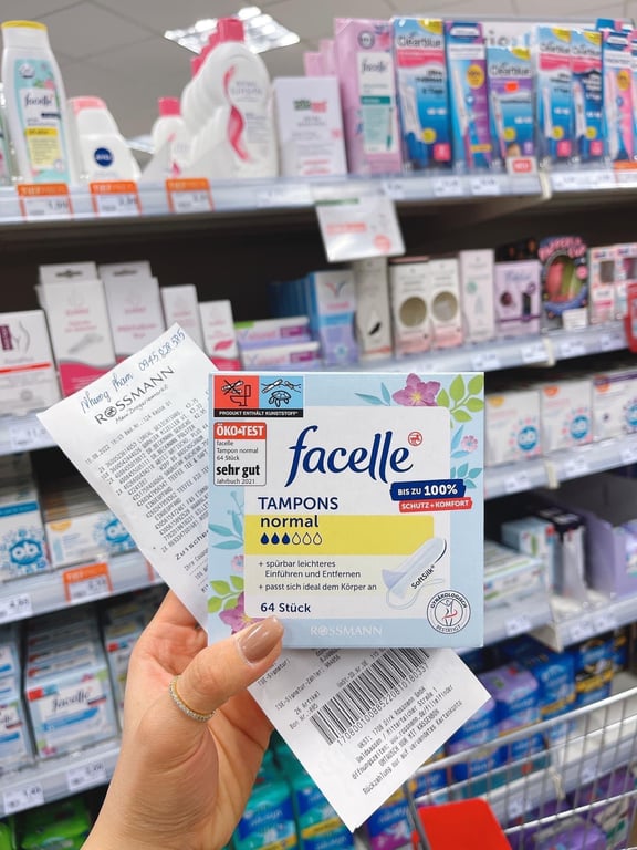 Tampon FACELLE 3 giọt va 4 giọt