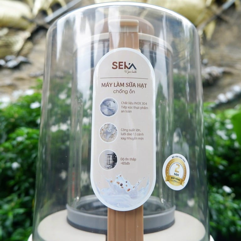 MÁY LÀM SỮA HẠT GIẢM TIẾNG ỒN SEKA E500