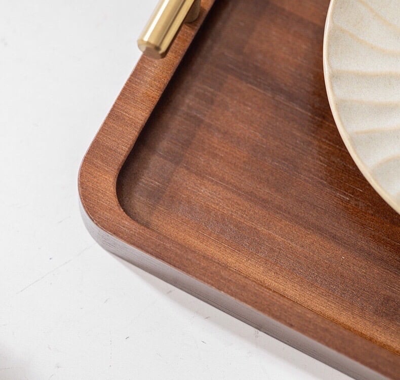 KHAY TRÀ VUÔNG CÓ TAY CẦM PHONG CÁCH NHẬT