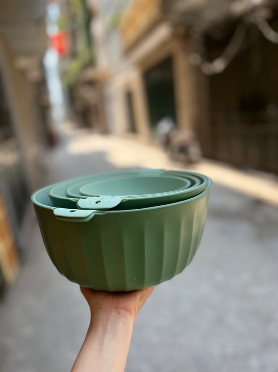 set 4 rổ+ 4 chậu