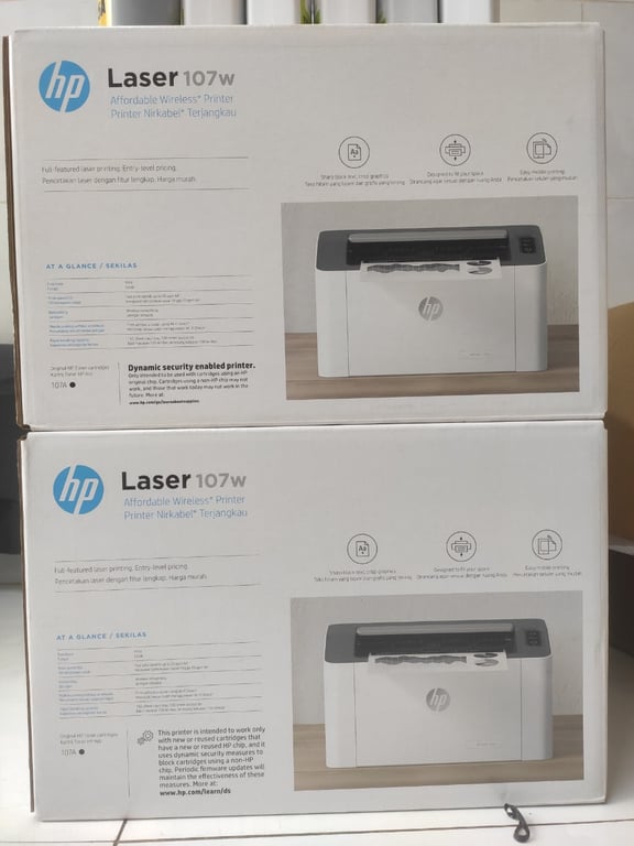 Máy In Đơn Năng Trắng Đen Hp Laser 107w (4ZB78A) - Chính Hãng
