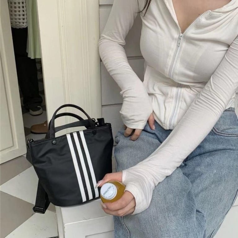 TÚI XÁCH PHỐI SỌC KẺ CHO NỮ