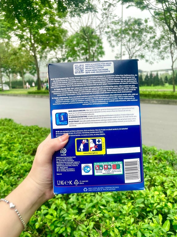 💦 MUỐI RỬA BÁT Finish 1.2kg