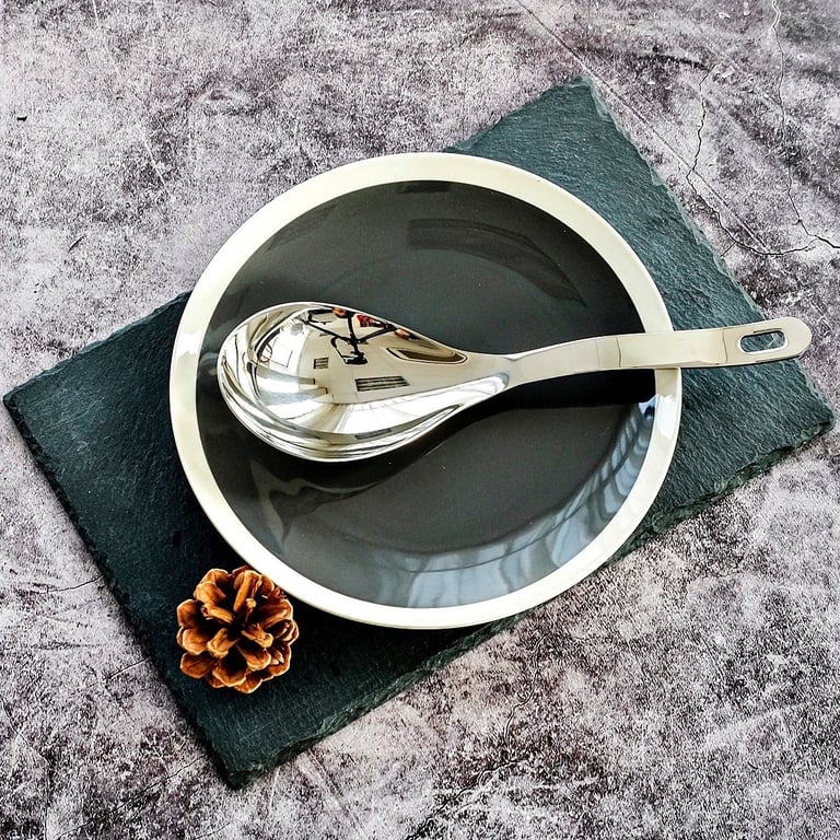 Muôi canh cỡ lớn 24cm inox 304 DandiHome♦️