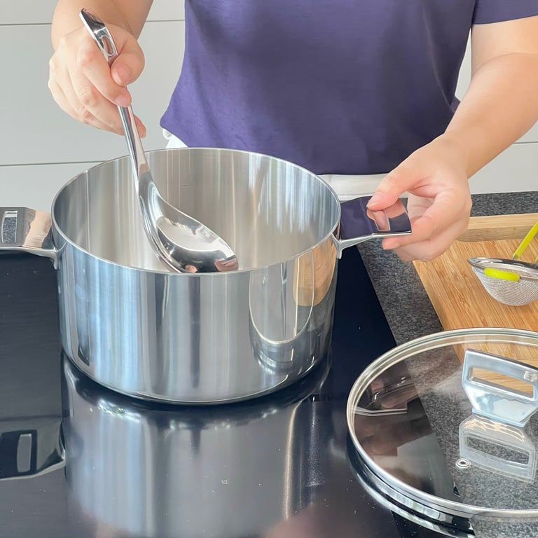 Nồi đúc inox 3 lớp đáy liền Try-Ply Kaiyo Size 18cm - 20cm - 22cm