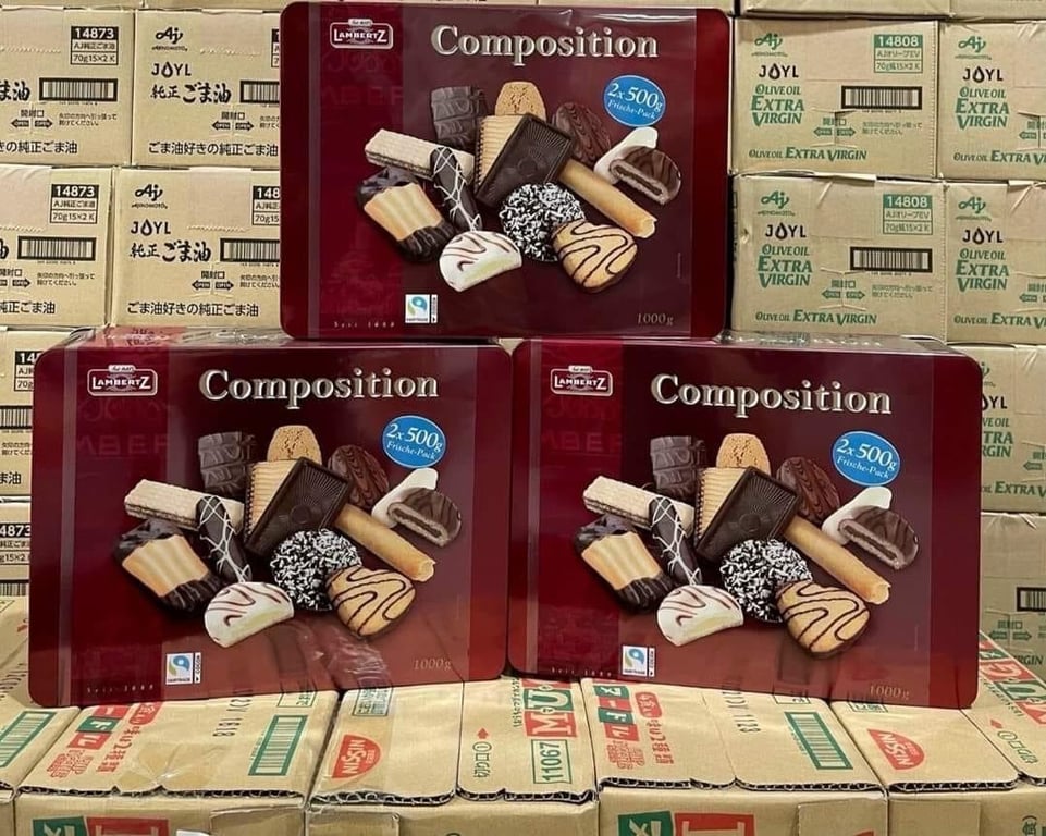 BÁNH QUY TƯƠI LAMBERTZ COMPOSITION ĐỨC  1kg