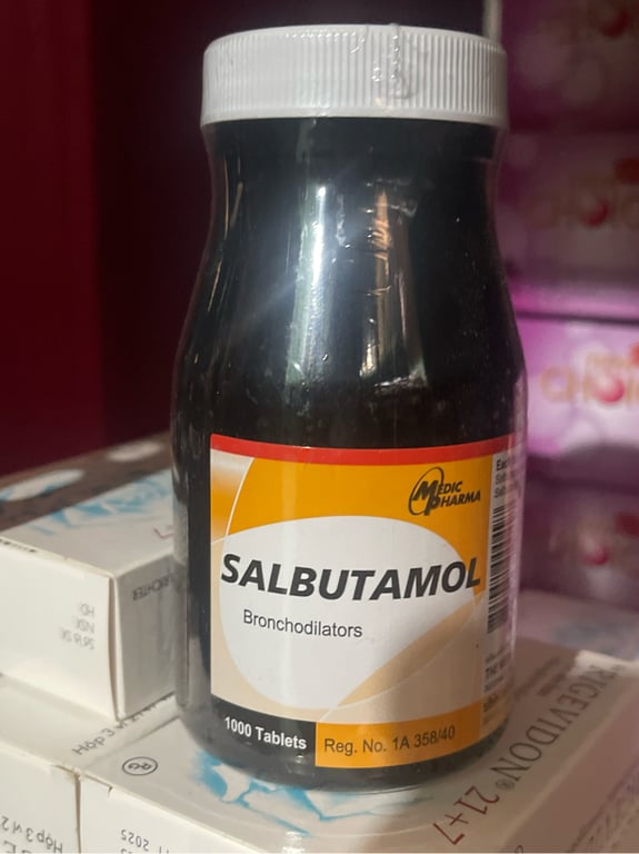 Salbutamol 2mg thái c/1000v