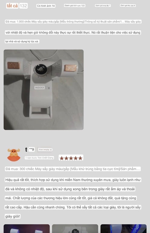 MÁY SẤY GIẦY, TẤT GUYONG CHÍNH HÃNG