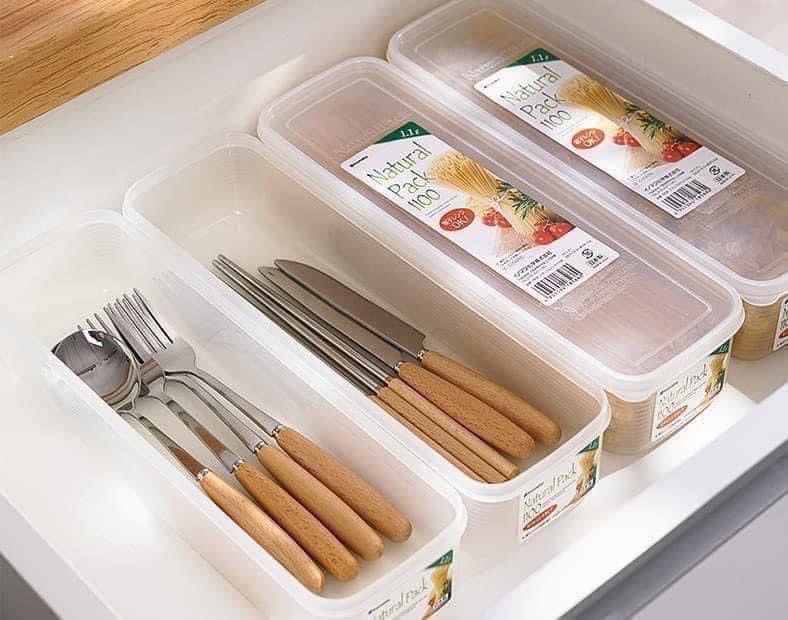 hộp dài đa năng của Nhật 1100ml