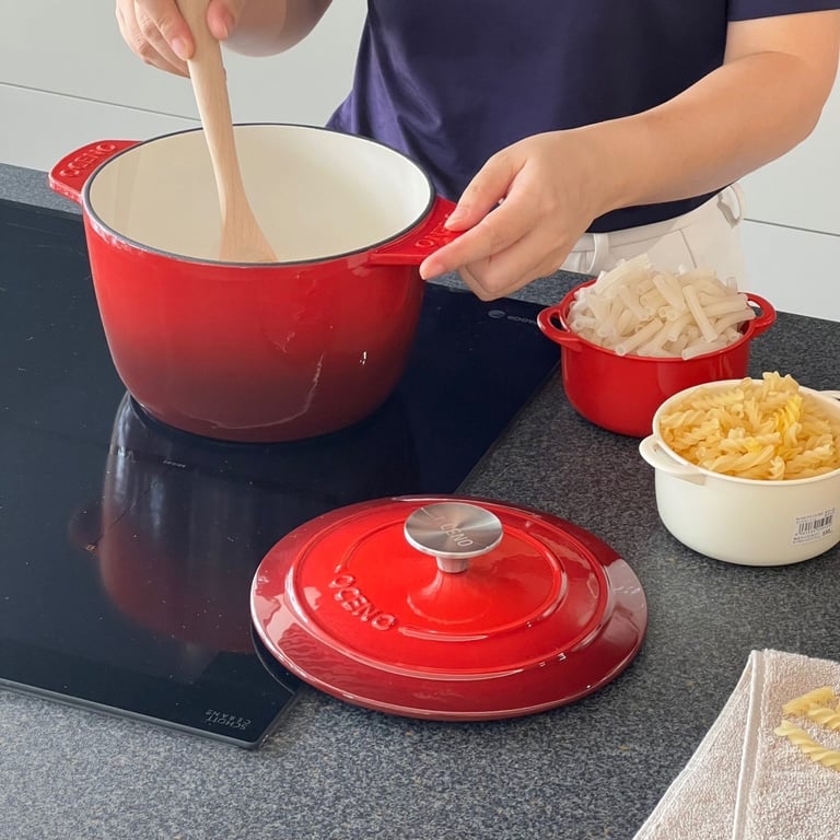 Nồi gang dáng cao Oceno 20cm