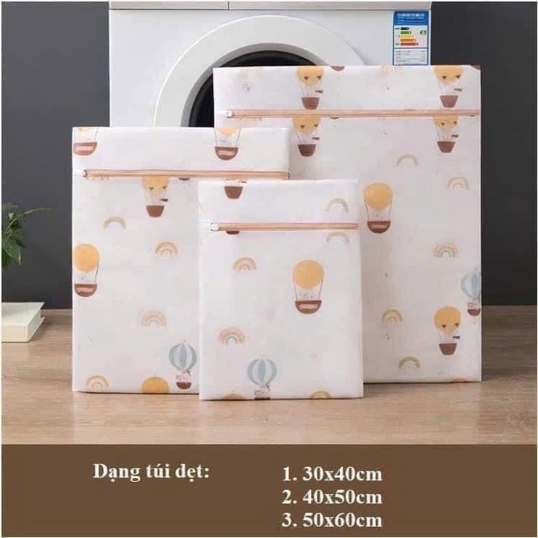SET TÚI LƯỚI GIẶT ĐỒ 5 MÓN 3 LỚP CAO CẤP MẪU MỚI NHẤT