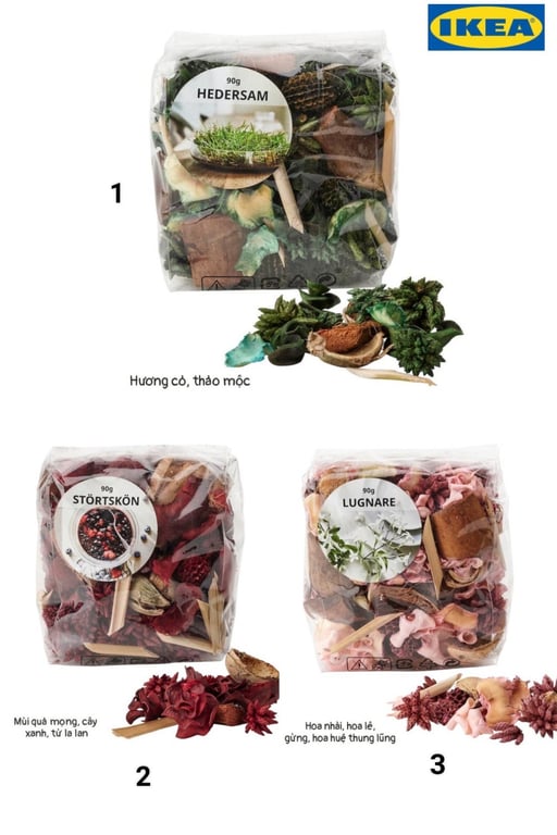 TÚI HỖN HỢP HOA KHÔ NHIỀU MÙI HƯƠNG IKEA