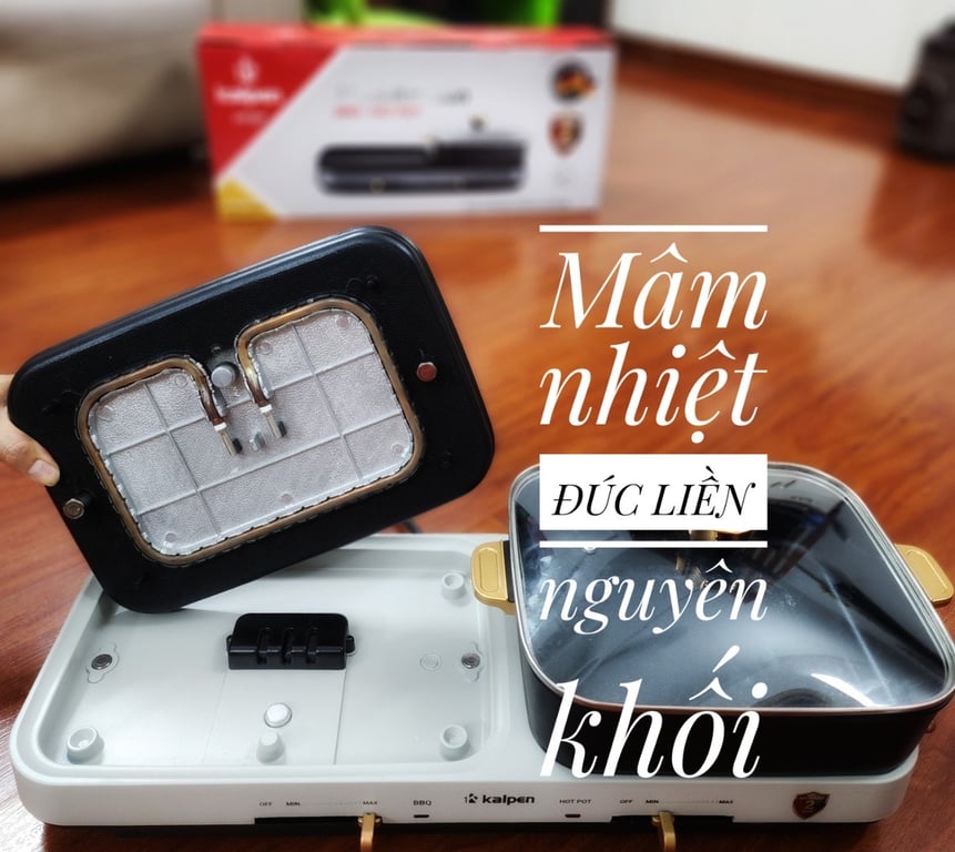 BẾP NƯỚNG LẨU ĐA NĂNG KALPEN PP99 2200W