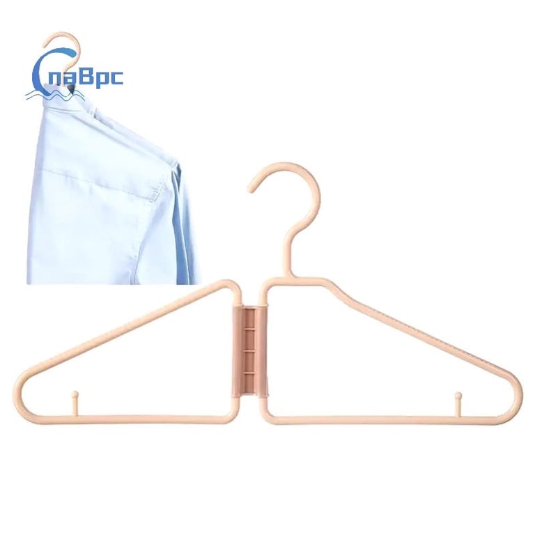 Set 10 móc áo gập gọn