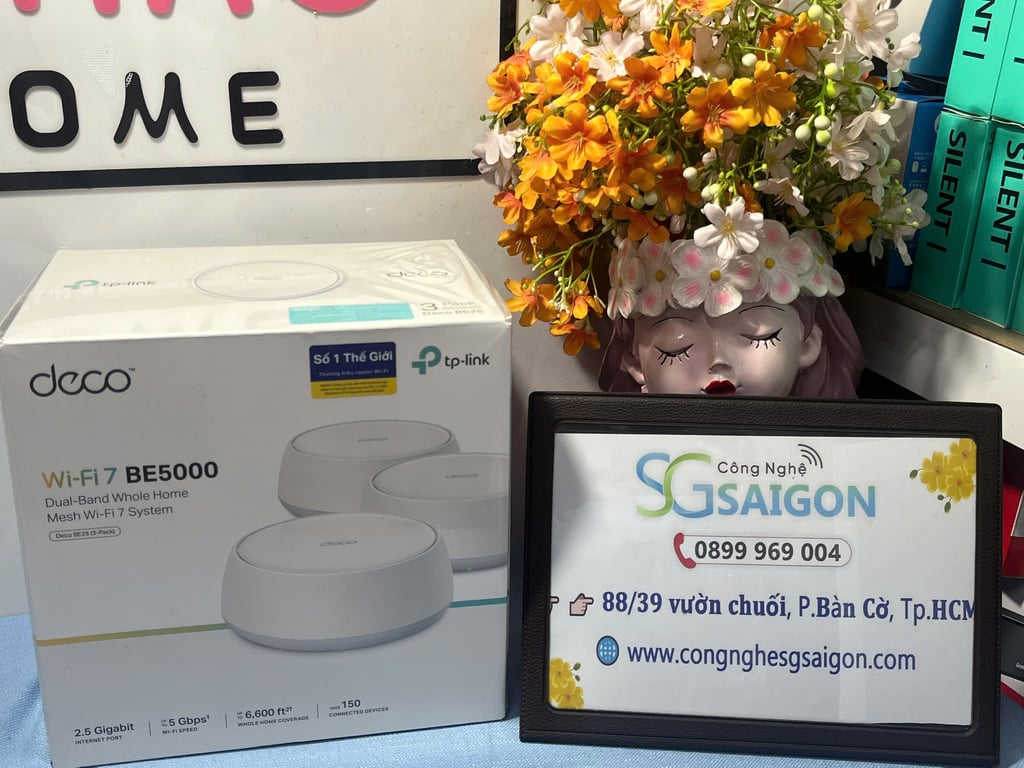 Hệ thống Mesh Wifi 7 BE5000 TP-Link Deco BE25 (3 Pack)