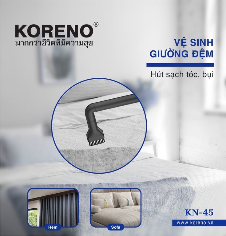 máy hút bụi koreno 𝐌𝐨𝐝𝐞𝐥 𝐊𝐍-𝟒𝟓