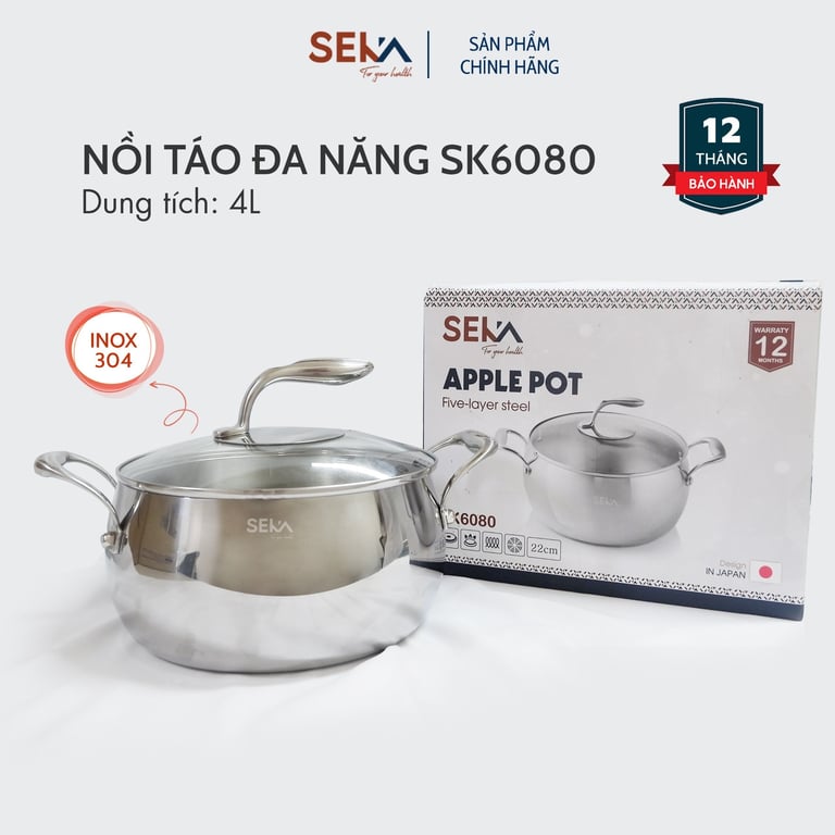 Nồi 5 Đáy Seka SK6080 22cm